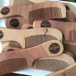 Beard & Hair Comb - Peach Wood - Olio Skin & Beard Co.