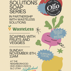 Soaping with WasteLess Solutions, Sunday, November 8th, 11am