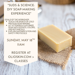 Suds & Science: DIY Soap-Making Experience, Sunday, 5/18/25, 2pm
