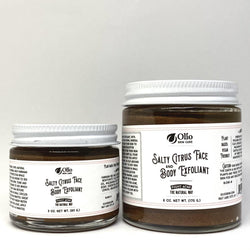 Salty Citrus Face & Body Exfoliant - Olio Skin & Beard Co.